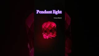 DIY paper lamp🪅 paper lanter 🏮 how to make a pendant lightDiwali festival special craft 🪔 [upl. by Ik]