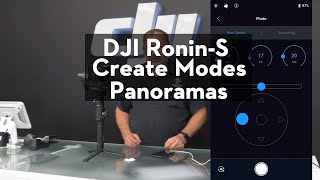 DJI RoninS Create Modes Part 1  Panorama [upl. by Born306]