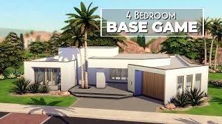 4 Bedroom One Story Base Game Home The Sims 4 TS4BetterTogether Collab [upl. by Betta]