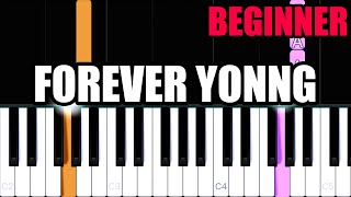 Alphaville  Forever Young Easy Piano Tutorial [upl. by Ymia]