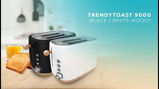 Digitaal Broodrooster TrendyToast 9000 White Woody Black [upl. by Genevieve731]