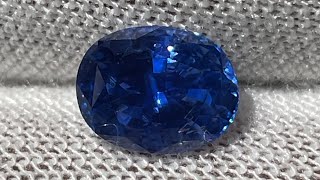 215 Ct Cornflower Blue SapphireNatural unheated ID SS001833 [upl. by Nesyla]