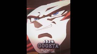 Gogeta Ssj4 Vs Base Cabba  MiddleTrack Explains it anime edit db goku [upl. by Lerud]