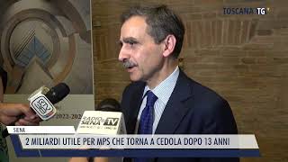 20240207 SIENA  2 MILIARDI UTILE PER MPS CHE TORNA A CEDOLA DOPO 13 ANNI [upl. by Eleonore]