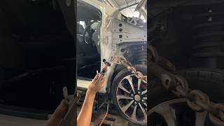 Repairing a broken car door postshortshortsshortvideo [upl. by Wahlstrom486]