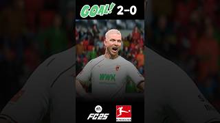 SC Freiburg vs FC Augsburg FC 25 Goals scfreiburg augsburg bundesliga fc25 fcgameplay [upl. by Sillihp787]