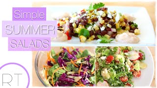 3 Salad Recipes I LOVE [upl. by Anelrihs415]