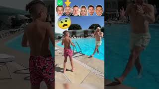 De Jong VS Neymar VS Haaland VS Lehmann VS Messi VS Ronaldo Fantastic Water Pool Moments😱 [upl. by Laine258]