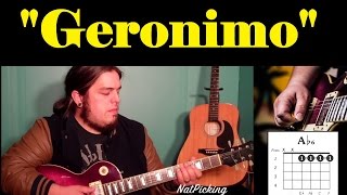 Sheppard  Geronimo GUITAR TUTORIAL [upl. by Ecinna942]