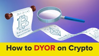 How to do RESEARCH on a Cryptocurrency Coin or Token DYOR [upl. by Hgielra]