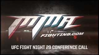 Dana White UFC Fight Night 29 Conference Call Video [upl. by Acirfa]