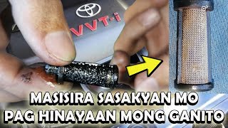 DIY  HOW TO CLEAN OIL CONTROL VALVE FILTER  VVT SOLENOID FILTER CLEANINGVVT STRAINER TOYOTA VIOS [upl. by Ahsercal3]