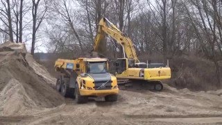 20160318 grondverzet zandopslag Twentekanaal bij Markelo [upl. by Ivel]