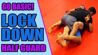 GO BASIC Lockdown Half Guard Fundamental sweeps [upl. by Acirret396]