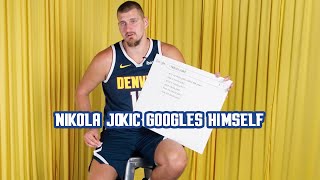 Nikola Jokić Googles Himself [upl. by Peterec]