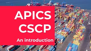 APICS CSCP Certified Supply Chain Professional course [upl. by Urian]