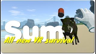 Sum a brand new VR survival game on an island without zombies [upl. by Nitsirt273]