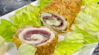 RECETTE DU CORDON BLEU ROULÉ 100 MAISON 👩🏻‍🍳 Facile et rapide [upl. by Avner497]