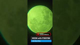 Moon with F30070M telescope with Moon Filter telescope astrology [upl. by Aciraa]