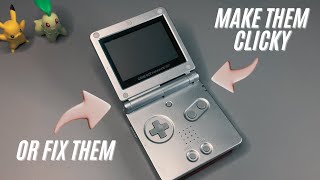 GBA SP Clicky Shoulder Buttons Replacement [upl. by Luce]