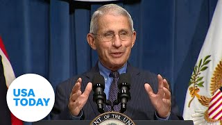 Dr Anthony Fauci discusses future of COVID19 at Ignatius Forum  USA TODAY [upl. by Buddie]