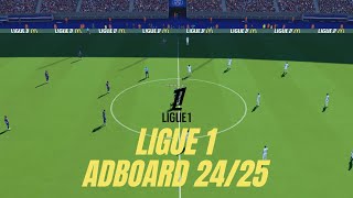 PES 2017 NEW LIGUE 1 2425 ADBOARD [upl. by Ittak841]