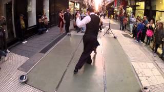 Incredible Tango  Florida amp Lavalle Street Dancers in Buenos Aires [upl. by Arbrab]