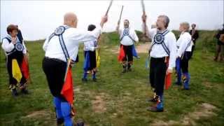 Weavers Morris dancers at Happisburgh for May Day sunrise [upl. by Adnomal]