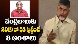 చంద్రబాబుకు 2019 లో ధడ పుట్టించే 8 అంశాలు Chandrababu Naidus Achilles Heel in 2019 [upl. by Razid185]