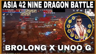 MIR4 Asia 42 nine dragon labyrinth battle  UNOO G alliance vs Brother long alliance [upl. by Dusty]