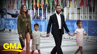 Chrissy Teigen and John Legend reveal son diagnosed with Type 1 diabetes [upl. by Gnat596]