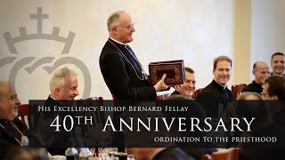 Bishop Fellay 40th Anniversary of Ordination [upl. by Nrobyalc]