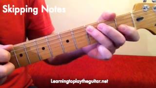 Improvising With The C Major Scale  Learning To Play The Guitar [upl. by Julis]