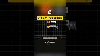 DIY A Wireless Bug resistor capacitor electronics circuit jeccapacitor jyhhsu [upl. by Rehpotsyrk]