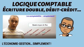 LOGIQUE COMPTABLE  DébitCrédit principe de la partie double comprendre la technique comptable [upl. by Nylrac]