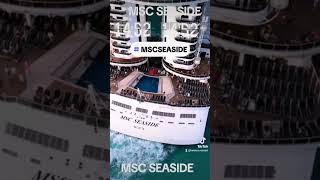 MSC SEASIDE neiperte perte cruiseship cruise titani mare c viaggio [upl. by Ylatan177]