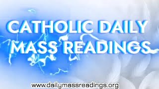 Catholic Mass Readings for today  July 31 2024 Wednesday of Seventeenth Week in Ordinary Time [upl. by Baoj]