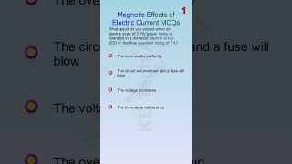 TOP 50 MCQ Magnetic Effects of Electric Current Part 9 [upl. by Onaicram]