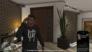 Franklin calls Devin after Michaels death  GTA V [upl. by Natelson]