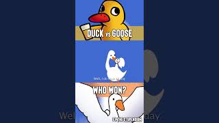 Duck vs Goose WHO WON Part 2 rapbattle ducksong goosegame animation [upl. by Pyle351]