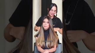 Cabello negro a rubio castaño blondehaircolor balayage rubios [upl. by Prudhoe933]