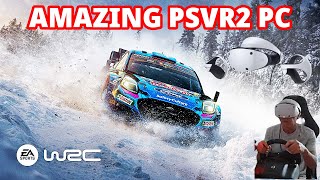 WRC ABSOLUTELY INCREDIBLE ON PSVR2 TO PC [upl. by Mou]