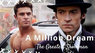 MUSIC VIDEO The Greatest Showman  A Million Dreams with Lyrics [upl. by Cope59]