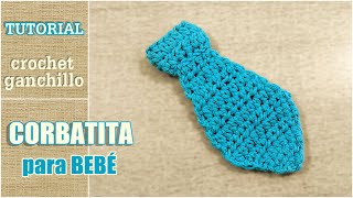 DIY Como tejer corbatita a crochet ganchillo Super fácil [upl. by Hodges959]