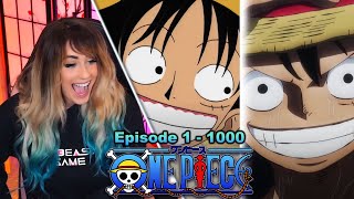 1 Second from 1000 Episodes of One Piece REACTION [upl. by Merrill210]