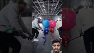 MrBeast Balloon Pop Racing Gone WRONG balloon challenge mrbeast crushing [upl. by Wye]