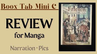 Boox Tab Mini C Review for Manga NarrationPics [upl. by Buehler155]