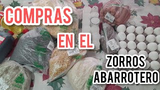 🔴COMPRAS EN EL ZORRO ABARROTERO 🛒 CON 💲366 PESOS  primeras compras de año nuevo con poco 💰 [upl. by Reginauld]