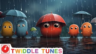 Pitter Patter Rain Song  Little Drops of Rain  Rain Drops Nursery Rhymes  Kids Song [upl. by Reichel]