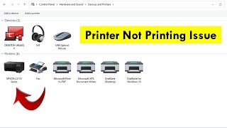 Fix All Printer Printing Issue in Windows 11 [upl. by Lyrem293]